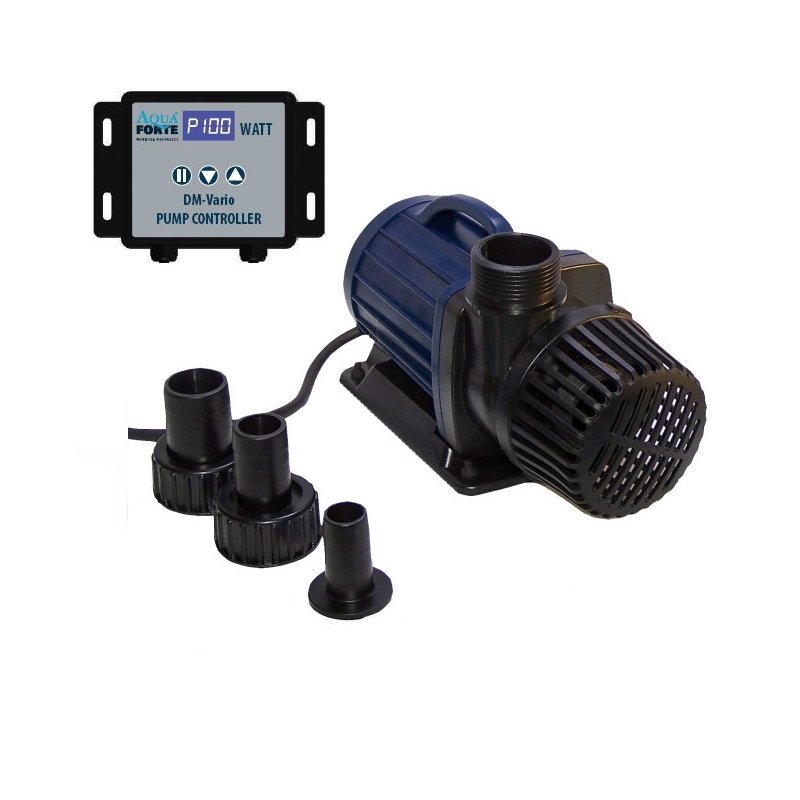 Regelbare Teichpumpe AquaForte DM20000 Vario mit Regler