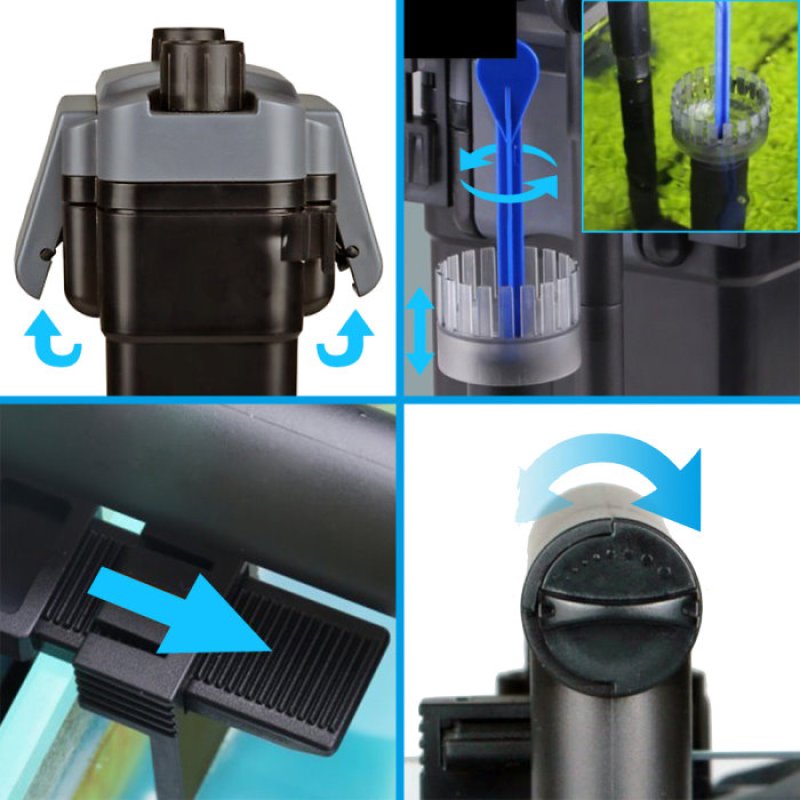 Externer Aquarium Filter - Hängbarer Kompaktfilter Für Süß- & Salzwasser