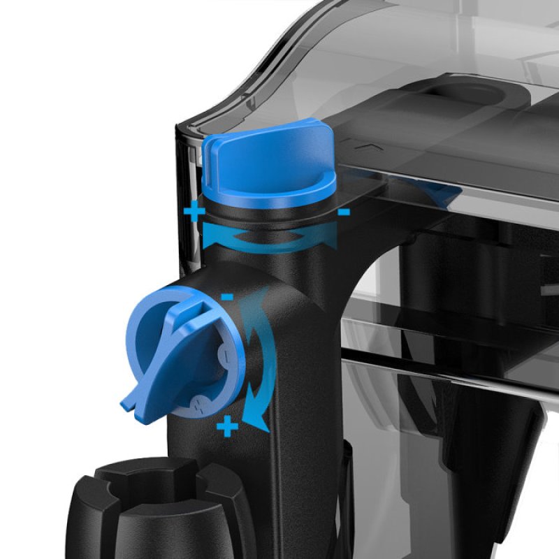 Aquarium Hangon Filter mit Integriertem UVC Aquarien bis 110L 500l/h