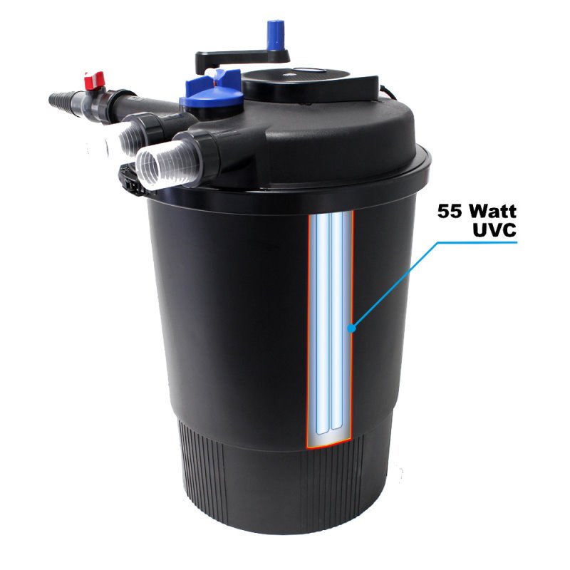 SUNSUN CPF-Serie Druckteichfilter mit UVC Klärer Teichfilter Koi Teich Aquarium 