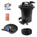 Teich-Druckfilter Komplettset 30.000L mit UV-C18w und Aquaforte ECO-6.000L/H 40Watt Pumpe