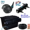 Teichfilter Komplett-Set mit UV-C 24w und Aquaforte...