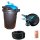 Teich-Druckfilter Set - 20000L mit Selbst-Reinigungssystem und Aquaforte O-13.000 Pumpe