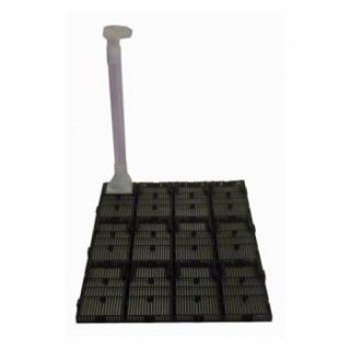 Biologischer Bodenfilter (luftbetrieben) 12 bis 32 Gitterplatten